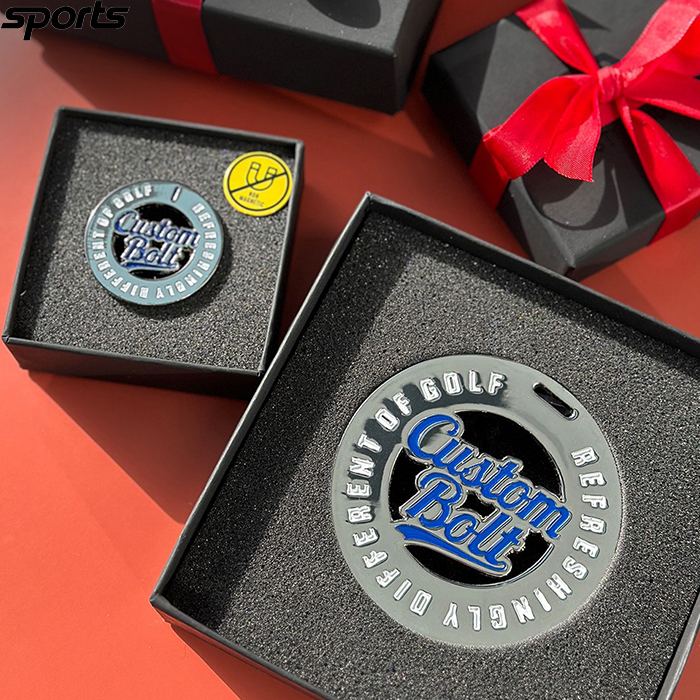 韩国代购CustomBolt高尔夫配饰24年新款ins金属定制马克名牌挂件