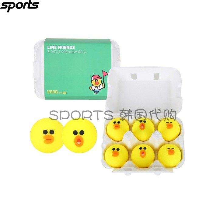 韩国直邮代购高尔夫球卡通布朗熊公仔6个GOLF球套盒,运动/瑜伽/健身/球迷用品,高尔夫球,淘宝优惠券,粉丝福利购,淘宝优惠卷