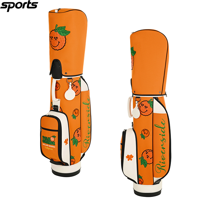 韩国代购PALM TREE GOLF高尔夫配饰24年夏ins涂鸦立式支架球杆包