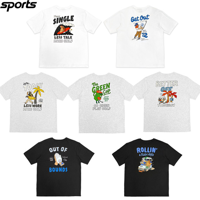 韩国代购NMC高尔夫穿搭24年春夏新款透气涂鸦运动短袖T恤男女同款,运动/瑜伽/健身/球迷用品,高尔夫上装,淘宝优惠券,粉丝福利购,淘宝优惠卷