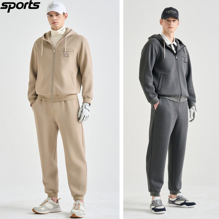 韩国代购lanvin blanc高尔夫球服26春夏男弹力休闲连帽外套长裤,运动服/休闲服装,高尔夫球服,淘宝优惠券,粉丝福利购,淘宝优惠卷