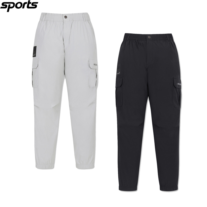 韩国代购GOLDEN BEAR高尔夫球裤25早春男子GOLF工装袋慢跑长裤