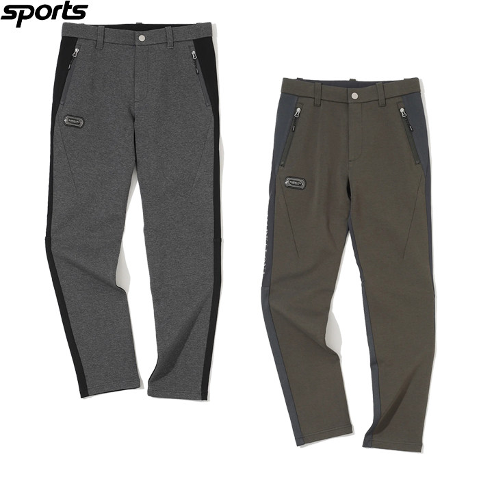韩国代购mark&lona高尔夫球裤26春夏男拼色柔软修身运动休闲长裤