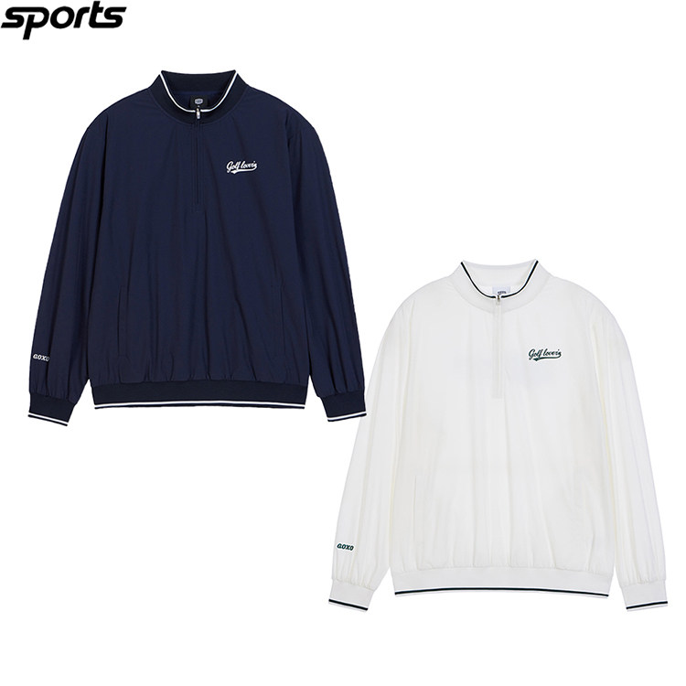 韩国代购GOXO高尔夫26春立领半开拉链防晒防风运动户外套头外套男