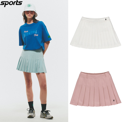 韩国代购BEENTRILL高尔夫穿搭24年春夏运动透气舒适短裙百褶裙女