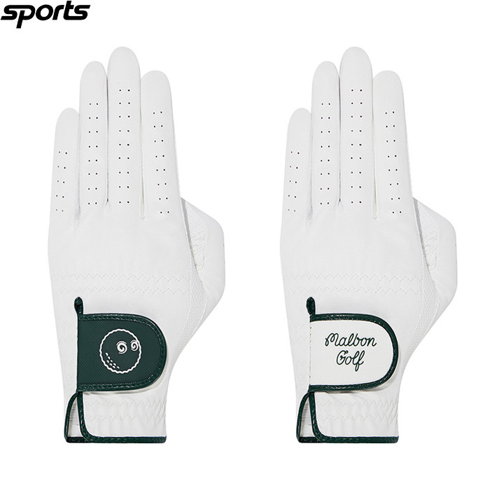 韩国代购malbon高尔夫球配饰26春夏男女防滑透气左手手套两件装