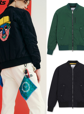 韩国代购CRAIG KARL高尔夫25年冬防风保暖宽松运动长袖外套夹克男