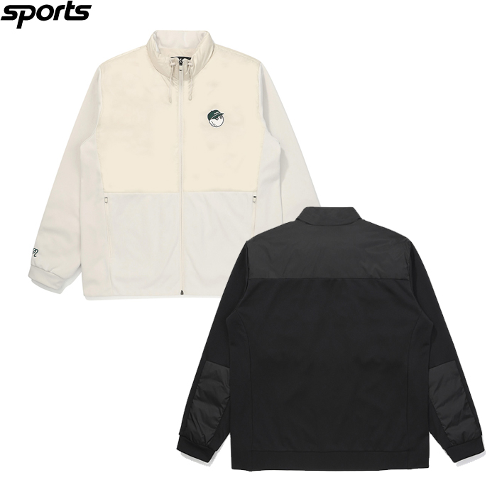 韩国代购malbon高尔夫球服25初秋男标志保暖弹力运动休闲羽绒服