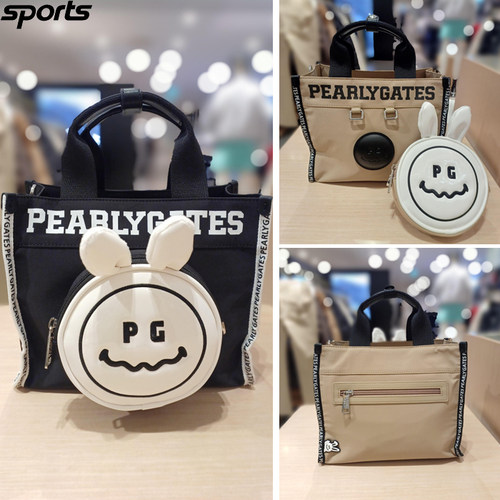 韩国代购PEARLY GATES高尔夫配饰25春女GOLF标志迷你小袋手提包