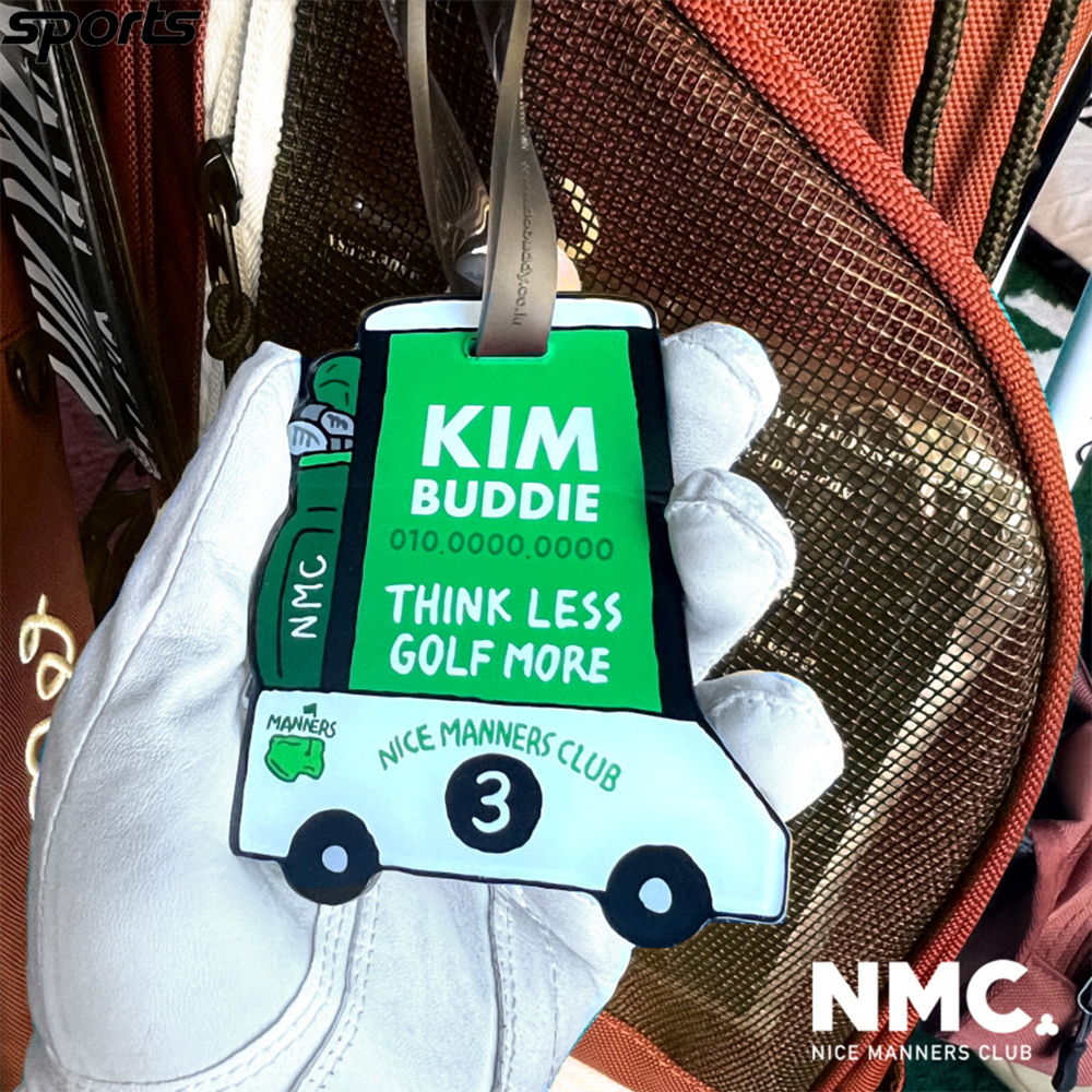韩国代购NMC高尔夫配饰24年新款ins潮定制亚克力户外运动挂件名牌