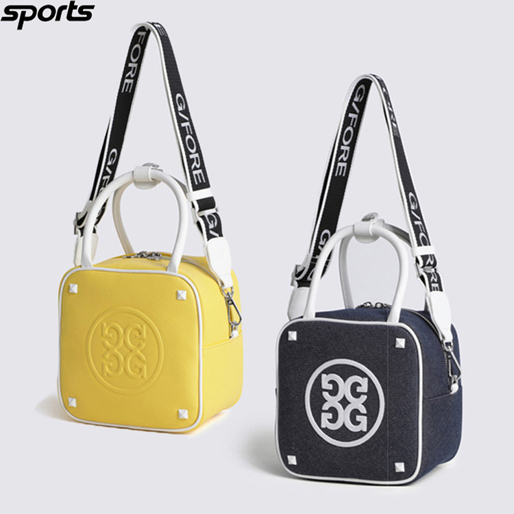 韩国代购GFORE高尔夫穿搭26年春方形包铆钉运动托特包手拎包球袋,运动/瑜伽/健身/球迷用品,高尔夫球包,淘宝优惠券,粉丝福利购,淘宝优惠卷