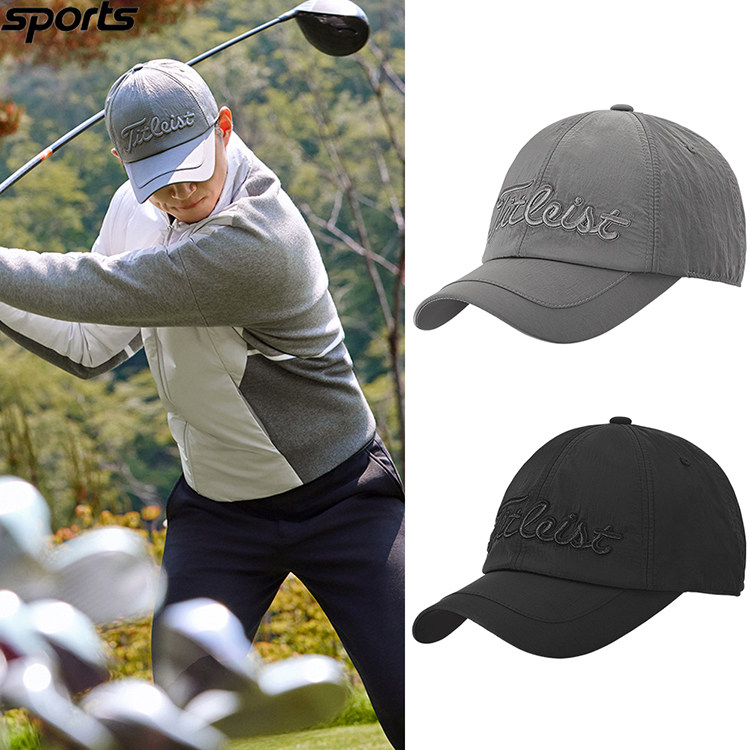 韩国代购titleist高尔夫25秋冬纯色透气防风运动户外遮阳男棒球帽