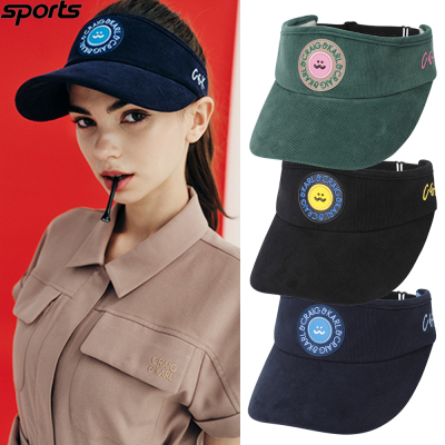 韩国代购CRAIG KARL高尔夫25年秋灯芯绒防风遮阳运动男女情侣球帽