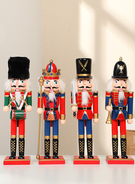 胡桃夹子创意木偶房间摆设北欧