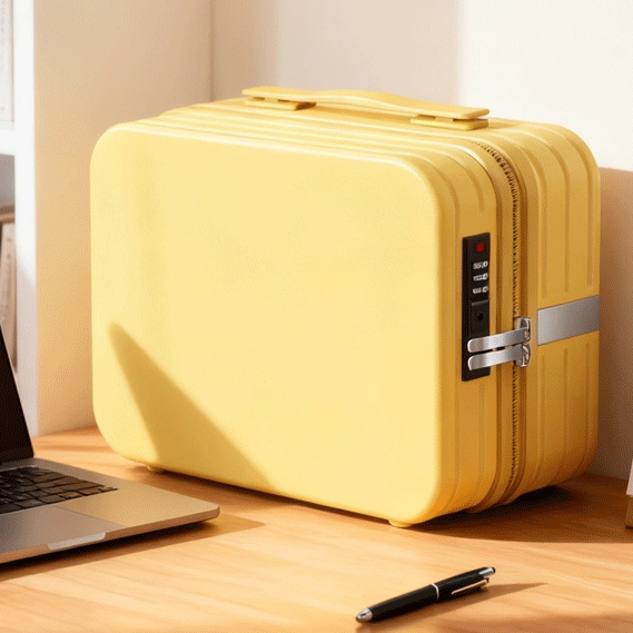 手提行李箱化妆小箱子包14寸卡通可爱密码箱便捷迷你洗漱收纳箱女