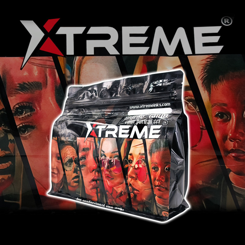 【全新人像套装】硬核极限全新一代刺青进口纹身色料xtreme