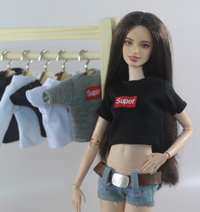 各式单品上衣衬衫T恤外套夹克背心马甲 6分30厘米换装娃娃衣服