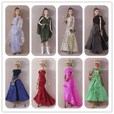换装娃娃衣服30厘米官配晚礼服鱼尾裙心怡超模时尚达人千禧风时装