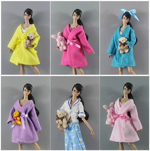 各式多件套睡衣睡裙袍内衣裤套装家居服陪睡公仔 换装6分洋娃娃