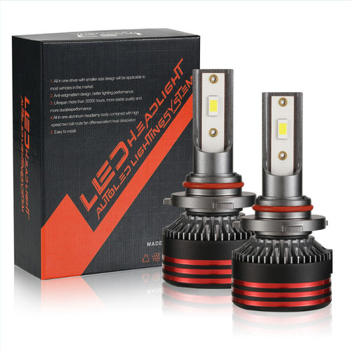 F6款3570灯珠超亮聚光汽车led大灯h1 h7 h4 9005 9006 9012汽车灯