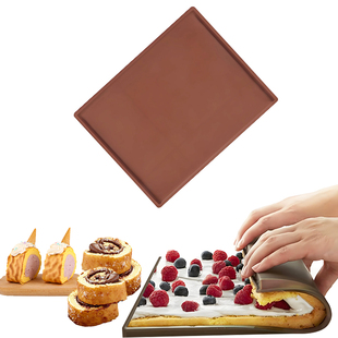 家用速成瑞士卷硅胶垫饭卷进烤箱放凉后使用无须脱模便捷使用易洗