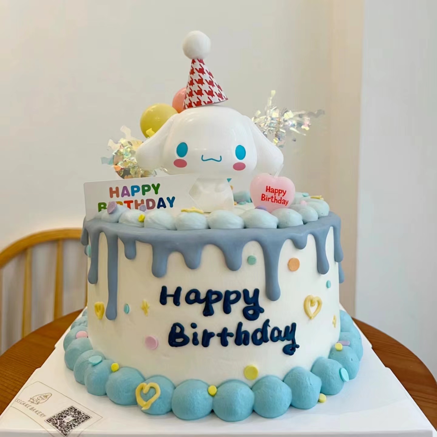 玉桂狗大耳狗蛋糕装饰插件可爱创意女孩卡通生日网红派对装扮摆件