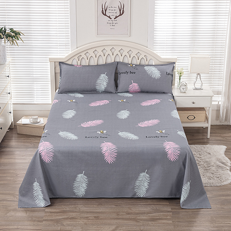 秋冬磨毛床单单件学生宿舍三件套