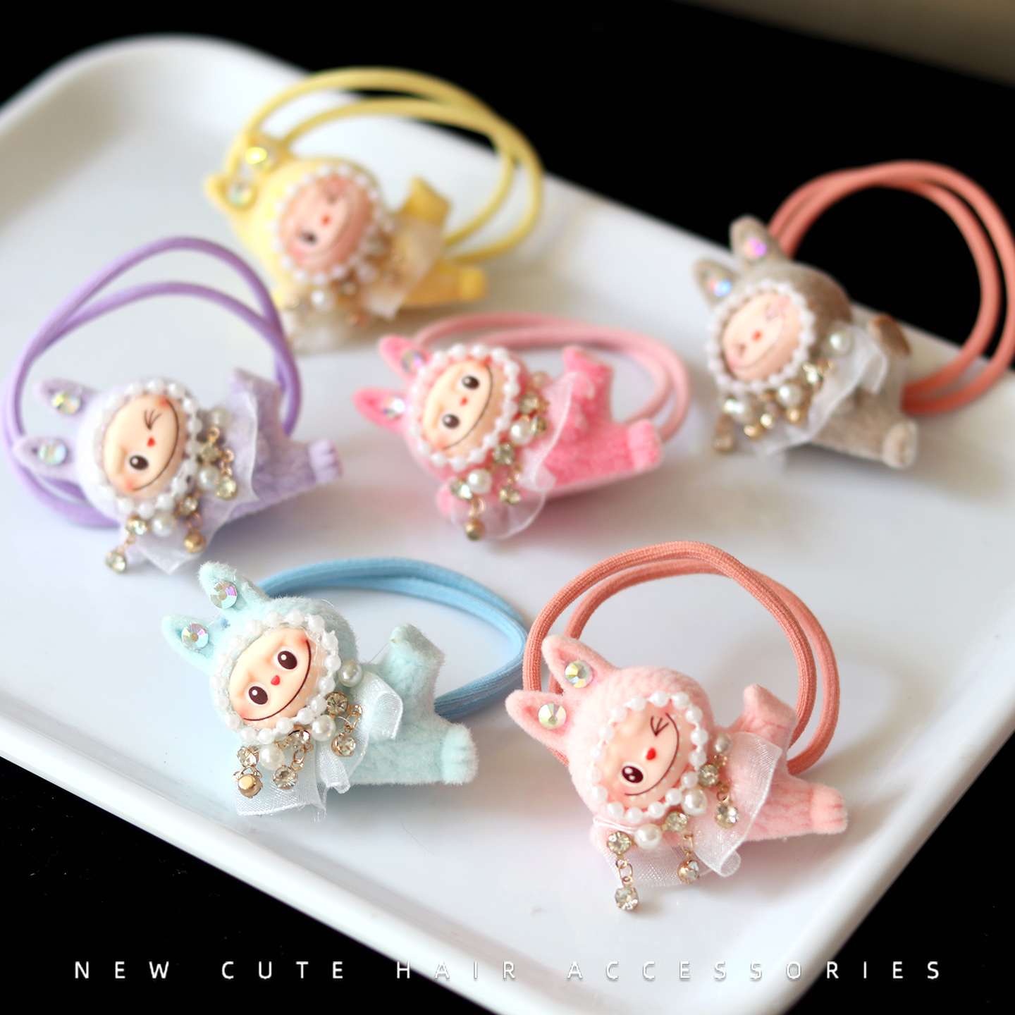 labubu拉布布马尾发绳