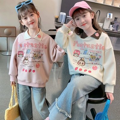 女童卫衣春秋装衣服小女孩上衣