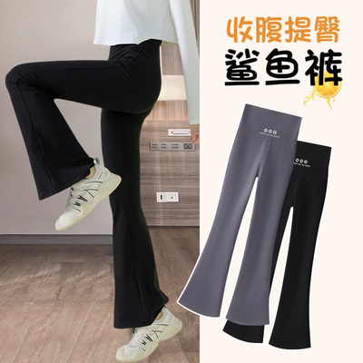 女童喇叭裤春秋鲨鱼裤外穿运动裤