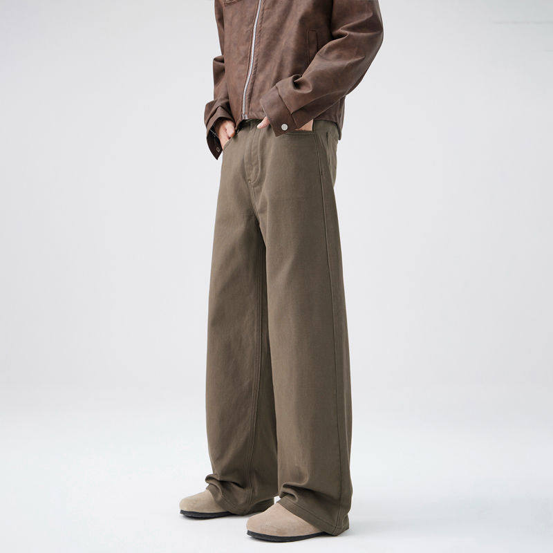 复古vintage直筒牛仔裤男款美式cleanfit宽松阔腿休闲长裤,男装,牛仔裤,淘宝优惠券,粉丝福利购,淘宝优惠卷