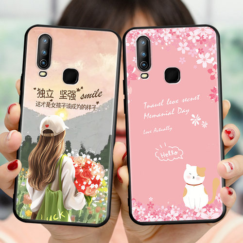 适用vivoy3手机壳全包防摔v1901a钢化膜vivou3x软硅胶保护套vivov1928a网红外壳y3svivo爆款viⅴoy3s时尚外壳