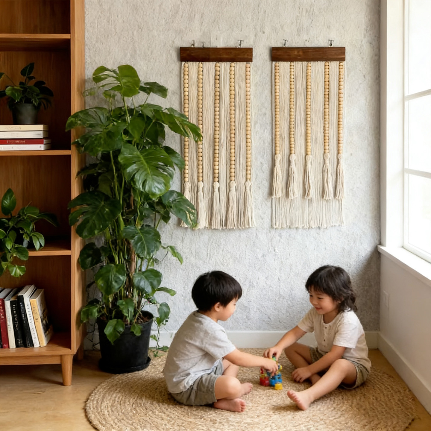 手工编织棉绳流苏挂毯壁毯家居装饰墙面墙壁挂饰背景墙简约风格,居家布艺,挂毯/壁毯,淘宝优惠券,粉丝福利购,淘宝优惠卷