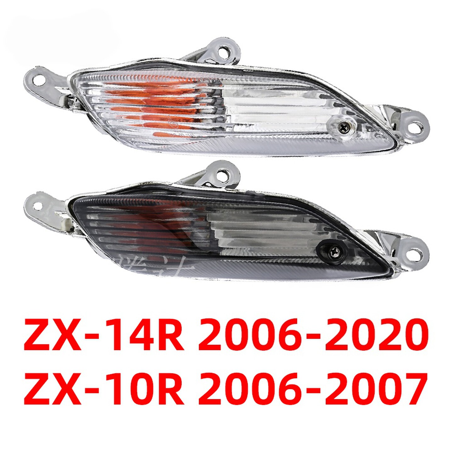 适用川崎ZX14R ZZR1400 06-14六眼魔神10R/06-07前转向灯后方向灯