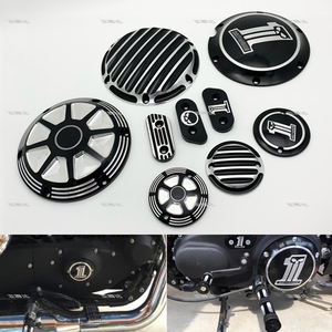 适用于哈雷XL883/1200 X48 RSD CNC改装离合器正时盖 发动机边盖