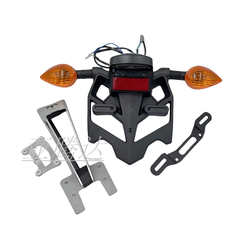 适用雅马哈 R1 07-08 09 10 11 12 13 14年后挡泥板牌照架转向灯