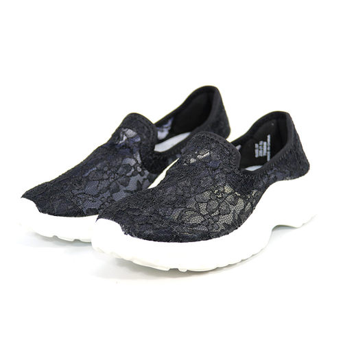 专柜玛丽正品22春夏新款帆布鞋女蕾丝网面鞋懒人一脚蹬单鞋75068W