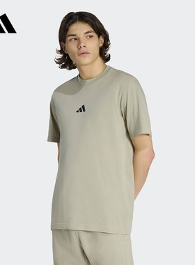 Adidas阿迪达斯男子短袖26夏季新款宽松运动休闲短袖T恤KC0905