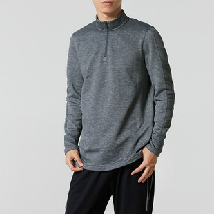 安德玛UA男子25秋冬新款 4拉链半高领训练运动速干卫衣6004879