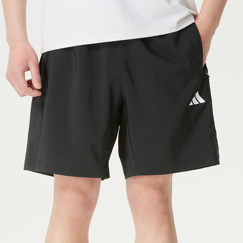 阿迪达斯男透气宽松跑步五分裤