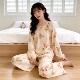 复古碎花云朵棉睡衣夏天女士春秋季 家居服两件套 宽松夏季 薄款 大码