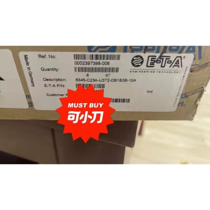 售前询价ETA 8345-C23A-U3T2-DB1B3B-10A断路器全新原装询价