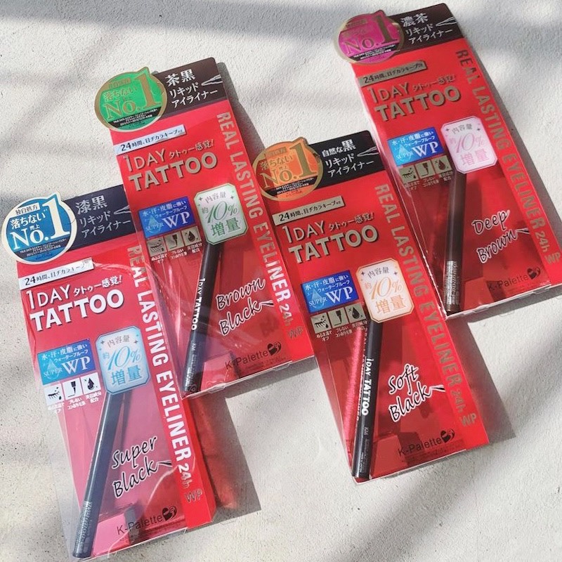 现货日本本土K-Palette oneday tattoo眼线液笔极细持久防水不晕