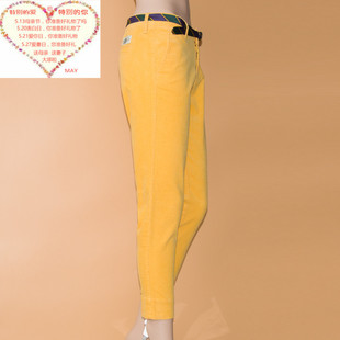 小熊家春秋款纯色修身小脚裤9分裤TTTC0BZ05F