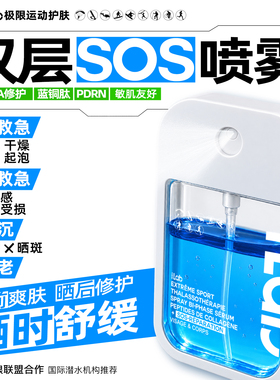 iLab艾莱博双层晒后喷雾(海洋多肽胶原+PDRN)修护晒伤/阻断晒黑