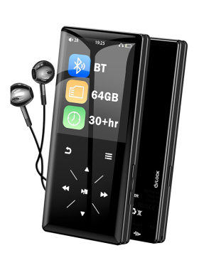 2025新款带外放插卡HiFi无损MP3触屏支持蓝牙FM视频播放小说阅读