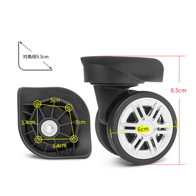 w135#汉客hanke行李箱轮子替换登机箱滚轮DF8006万向轮配件