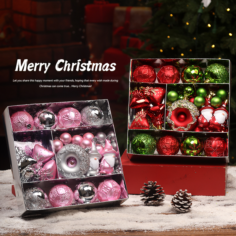 【工厂】圣诞树彩球挂件吊饰布置