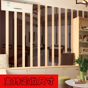 Acrylic ceiling rectangular decorations on wall for living room, mirror effect