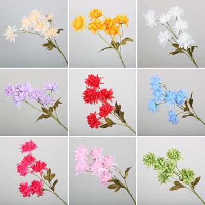 婚庆仿真花龙爪菊婚礼堂装饰背景布置酒店舞台地排花路引插花假花